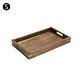 Wood Rectangular Tableware Serving Tray Decorative Food Holder Storage Tray