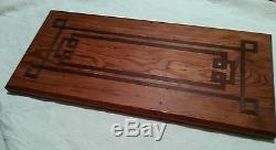 Wood serving tray