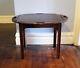 Wooden Butler's Serving Tray Table- Dark Brown