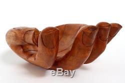 Wooden Fruit Serving Bowl Handmade Storage Centerpiece Container Tray Candy Gift