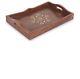 Wooden Serving Tray Sheesham Wood Attractive Design Stackable Multi Pack Of 3