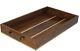Wooden Serving Tray with Handles for Coffee, Tea, Breakfast, bar