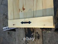 Wooden stove top cover, noodle board, serving tray, poly, farmhouse, knotty pine